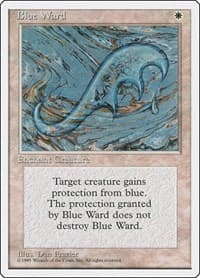 Blue Ward - Fourth Edition - Magic: The Gathering card