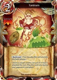 Tantrum - The New World Order Admissions - The Caster Chronicles card