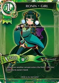 RONIN·GIRL - The New World Order Admissions - The Caster Chronicles card
