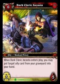 Dark Cleric Jocasta - Heroes of Azeroth - WoW card