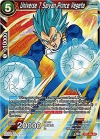 Universe 7 Saiyan Prince Vegeta - Tournament of Power - Dragon Ball Super: Masters card