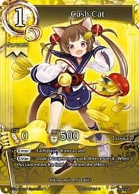 Cash Cat - The New World Order Admissions - The Caster Chronicles card