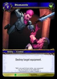 Dismantle - Heroes of Azeroth - WoW card