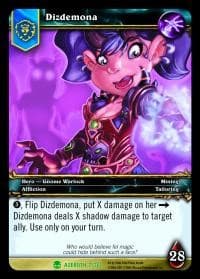 Dizdemona - Heroes of Azeroth - WoW card