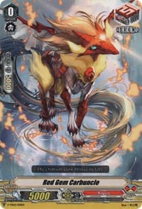 Red Gem Carbuncle - V-TD02: Toshiki Kai - Cardfight Vanguard card