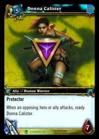 Donna Calister - Heroes of Azeroth - WoW card