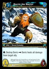 Dorric the Martyr - Heroes of Azeroth - WoW card