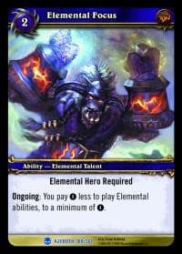 Elemental Focus - Heroes of Azeroth - WoW card