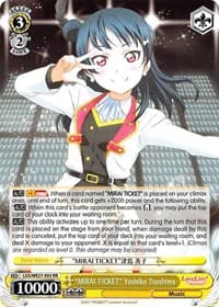 "MIRAI TICKET" Yoshiko Tsushima - Love Live! Sunshine!! Extra Booster - Weiss Schwarz card