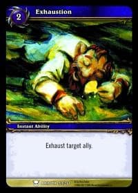 Exhaustion - Heroes of Azeroth - WoW card
