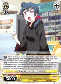 "Today's Ultimate Ragnarok" Yoshiko Tsushima - Love Live! Sunshine!! Extra Booster - Weiss Schwarz card