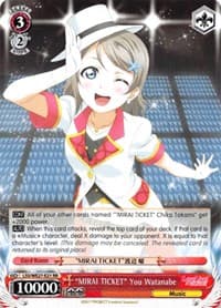 "MIRAI TICKET" You Watanabe - Love Live! Sunshine!! Extra Booster - Weiss Schwarz card