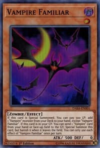 Vampire Familiar - Dark Saviors - YuGiOh card
