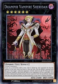 Dhampir Vampire Sheridan - Dark Saviors - YuGiOh card
