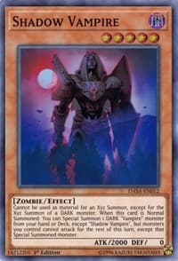 Shadow Vampire - Dark Saviors - YuGiOh card