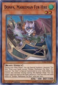 Donpa, Marksman Fur Hire - Dark Saviors - YuGiOh card