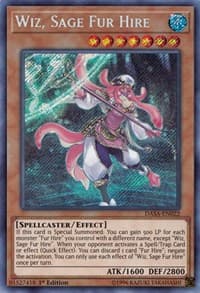 Wiz, Sage Fur Hire - Dark Saviors - YuGiOh card