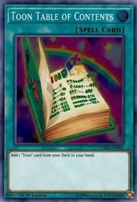 Toon Table of Contents - Dark Saviors - YuGiOh card