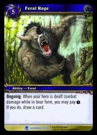 Feral Rage - Heroes of Azeroth - WoW card