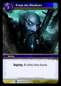 From the Shadows - Heroes of Azeroth - WoW card