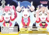 MIRAI TICKET (Yellow) (Parallel Foil) - Love Live! Sunshine!! Extra Booster - Weiss Schwarz card