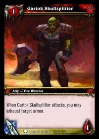 Gartok Skullsplitter - Heroes of Azeroth - WoW card