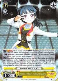 "MIRAI TICKET" Yoshiko Tsushima (Parallel Foil) - Love Live! Sunshine!! Extra Booster - Weiss Schwarz card