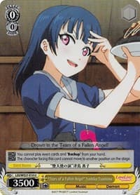 "Tears of a Fallen Angel" Yoshiko Tsushima (Parallel Foil) - Love Live! Sunshine!! Extra Booster - Weiss Schwarz card