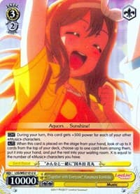 "Together with Everyone" Hanamaru Kunikida (Parallel Foil) - Love Live! Sunshine!! Extra Booster - Weiss Schwarz card