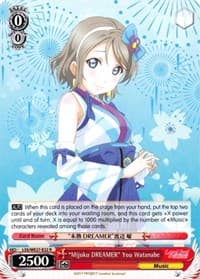 "Mijuku DREAMER" You Watanabe - Love Live! Sunshine!! Extra Booster - Weiss Schwarz card