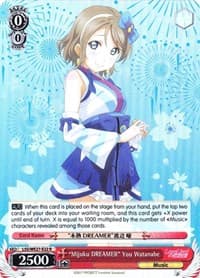 "Mijuku DREAMER" You Watanabe (Parallel Foil) - Love Live! Sunshine!! Extra Booster - Weiss Schwarz card