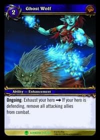 Ghost Wolf - Heroes of Azeroth - WoW card