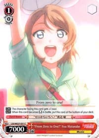 "From Zero to One!" You Watanabe - Love Live! Sunshine!! Extra Booster - Weiss Schwarz card
