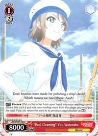 "Pool Cleaning" You Watanabe - Love Live! Sunshine!! Extra Booster - Weiss Schwarz card