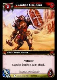 Guardian Steelhorn - Heroes of Azeroth - WoW card