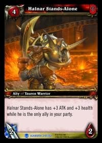 Halnar Stands-Alone - Heroes of Azeroth - WoW card