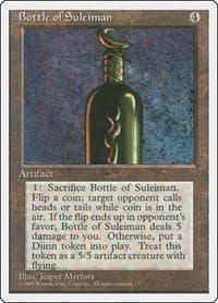 Bottle of Suleiman - Fourth Edition - Magic: The Gathering card