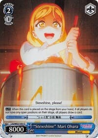 "Stewshine" Mari Ohara (Parallel Foil) - Love Live! Sunshine!! Extra Booster - Weiss Schwarz card