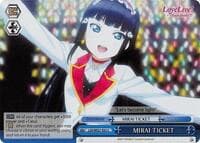 MIRAI TICKET (Blue) (Parallel Foil) - Love Live! Sunshine!! Extra Booster - Weiss Schwarz card
