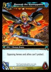 Hannah the Unstoppable - Heroes of Azeroth - WoW card