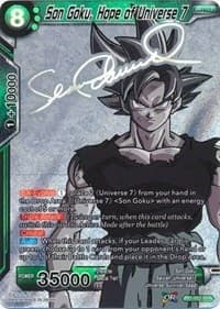 Son Goku, Hope of Universe 7 (SPR) - Tournament of Power - Dragon Ball Super: Masters card