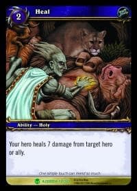 Heal - Heroes of Azeroth - WoW card