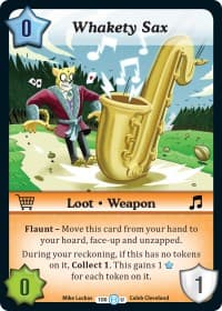 Whakety Sax - The Desolation of Blarg - Munchkin CCG card