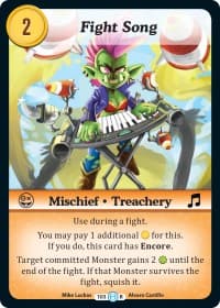 Fight Song - The Desolation of Blarg - Munchkin CCG card
