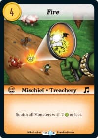 Fire - The Desolation of Blarg - Munchkin CCG card