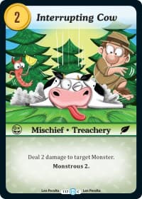 Interrupting Cow - The Desolation of Blarg - Munchkin CCG card