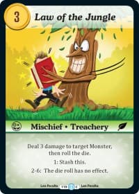 Law of the Jungle - The Desolation of Blarg - Munchkin CCG card