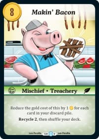 Makin' Bacon - The Desolation of Blarg - Munchkin CCG card