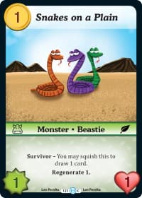 Snakes on a Plain - The Desolation of Blarg - Munchkin CCG card