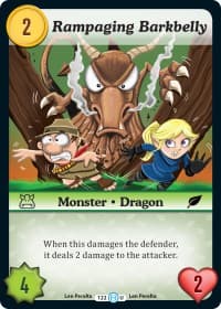 Rampaging Barkbelly - The Desolation of Blarg - Munchkin CCG card